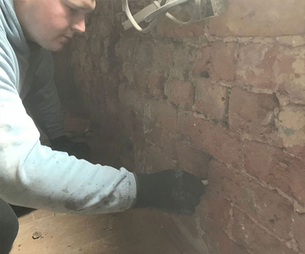 Rising damp in Chester