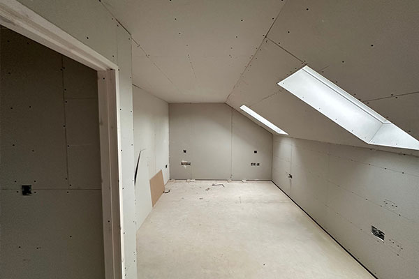 Room ready for plastering