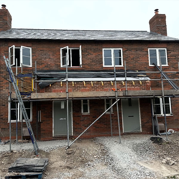 External rendering at Chester home