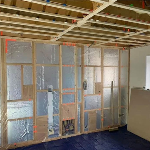 Commercial unit plastering