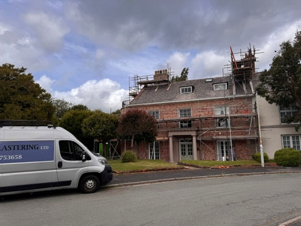 Lonsdale Plastering at work