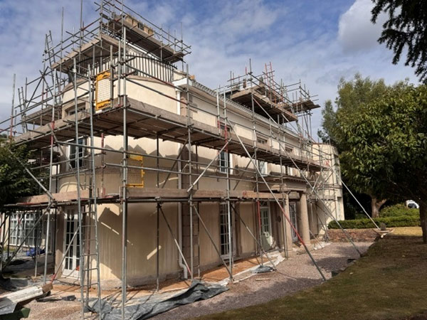 Home in Chester with lime render