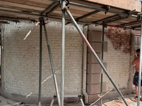 Domestic lime render work